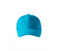 Kepurė su Snapeliu MALFINI 5P 307 Unisex, Blue Atoll 340g/m2