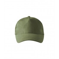 Kepurė su snapeliu MALFINI 5P 307 Unisex, Khaki 340g/m2