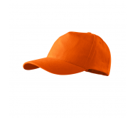 Kepurė su Snapeliu MALFINI 5P 307 Unisex, Oranžinė 340g/m2