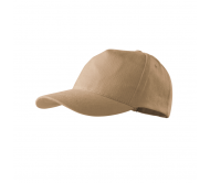 Kepurė su Snapeliu MALFINI 5P 307 Unisex, Sand 340g/m2