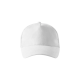 Kepurė su Snapeliu MALFINI 5P 307 Unisex, Balta 340g/m2