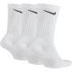 Kojinės, 3 poros, baltos, SX7664 100 Nike Everyday Cushioned Crew