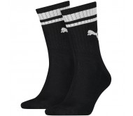 Kojinės Puma Crew Heritage Stripes 2P Uni , juodos