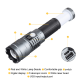 LED Žibintuvėlis Tiger Wolf HL-1303 su ekranu