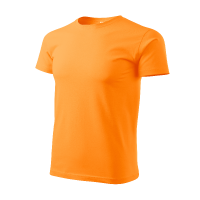 Marškinėliai MALFINI Basic Tangerine Orange, vyriški 160g/m2