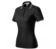 Marškinėliai Polo Moteriški Malfini Focus Black