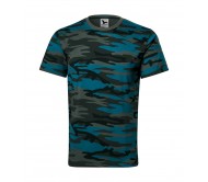 Marškinėliai MALFINI Camouflage 144 Unisex, Kamufliažas Petrol