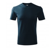 Marškinėliai unisex MALFINI Classic 101 Navy blue, 160g/m2