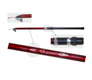 Mešerė LB Fish2Fish RAPID Long Red ilgis 300 cm, testas 10 - 40g