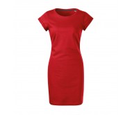 Moteriška laisvalaikio suknelė MALFINI Freedom Red – 100 % medvilnės