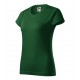 Marškinėliai MALFINI Basic Bottle Green, moteriški