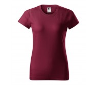 Moteriški Marškinėliai MALFINI Basic 134 Garnet, 160g/m2