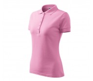 Polo marškinėliai ADLER Pique Polo Pink, moteriški
