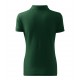Moteriški Polo Marškinėliai MALFINI Cotton Dark green, 170 g/m²
