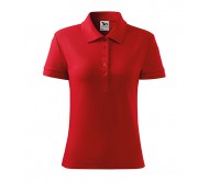 Moteriški Polo Marškinėliai MALFINI Cotton, Raudoni