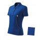 Moteriški Polo Marškinėliai MALFINI Cotton Royal blue, 170 g/m²