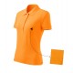 Moteriški Polo Marškinėliai MALFINI Cotton Tangerine orange, 170 g/m²