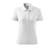 Polo Marškinėliai MALFINI Cotton White, Moteriški