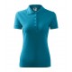 Polo marškinėliai MALFINI Pique Polo Turquoise, moteriški