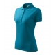 Polo marškinėliai MALFINI Pique Polo Turquoise, moteriški