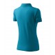 Polo marškinėliai MALFINI Pique Polo Turquoise, moteriški