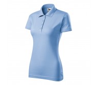 Moteriški Polo Marškinėliai mALFINI Single J., Šviesiai Mėlyni