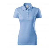 Moteriški Polo Marškinėliai mALFINI Single J., Šviesiai Mėlyni