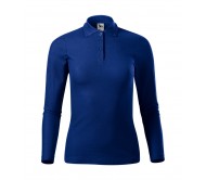 Polo Marškinėliai Moteriški Ilgomis Rankovėmis Royal Blue