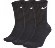 Nike Everyday Cushioned Crew Socks 3 poros, juodos