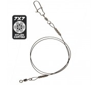 Pavadėlis Lucky John Pro 7x7 Coated 30cm 12kg