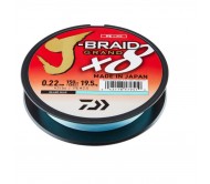 Pintas valas Daiwa J-Braid Grand X8 Blue, 135 m - 0,20mm