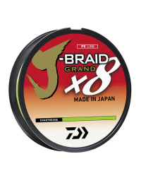 Pintas Valas DAIWA J-Braid Grand X8 Chartreuse 270m 0.20mm