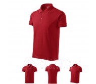 Polo marškinėliai ADLER Cotton Red, vyriški