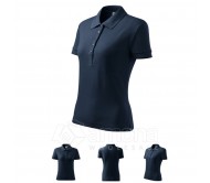 Polo marškinėliai MALFINI  Cotton Navy Blue, moteriški