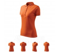 Polo marškinėliai MALFINI Pique Polo Orange, moteriški