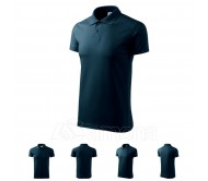 Polo marškinėliai MALFINI Single J. Navy Blue, unisex