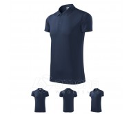 Polo marškinėliai MALFINI Victory Navy Blue, unisex