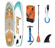 Pripučiama turistinė SUP irklentė – 325 × 84 × 15 cm Zray Touring Art Grain