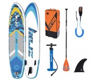 Pripučiama turistinė SUP irklentė – 325 × 84 × 15 cm Zray Touring Art Camo Blue