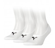 Puma Footie 3Pack Unisex Kojinės Baltos 906930 02