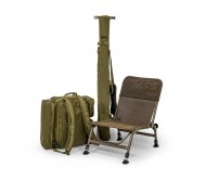 Rinkinys KORUM Progress - fotelis, kėdė ir 2 meškerių laikiklis