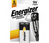 Šarminė baterija 6LR61 (1604, 6F22) 9V Alkaline Power Energizer