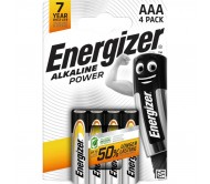 Šarminė baterija LR03 (AAA, E92) 1.5V Alkaline Power Energizer 4vnt pakuotėje