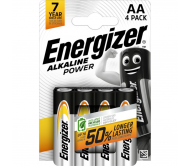 Šarminė baterija LR6 (AA) 1.5V 2900mAh Alkaline Power Energizer 4vnt pakuotėje