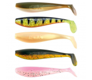 Guminukas FOX RAGE Slick Shad 9 cm UV Maišytų Spalvų 5 vnt.