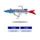 Silikoninis masalas su Jig galvute AsaTsuri T-Tail 3D BlueTiger 12 cm, 21g.