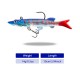 Silikoninis masalas su Jig galvute AsaTsuri T-Tail 3D BlueTiger 10 cm, 14g.