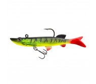 Silikoninis masalas su Jig galvute AsaTsuri T-Tail 3D Firetiger 12 cm, 21g.