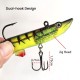 Silikoninis masalas su Jig galvute AsaTsuri T-Tail 3D RedHead 10 cm, 14g.