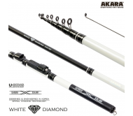 Spiningas teleskopinis AKARA White Diamond MF TX-30 240 cm